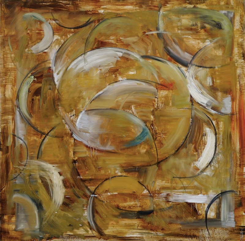 红圆100 X 100cm 2016