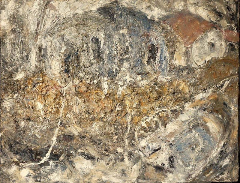 表面之上80X100CM，2016